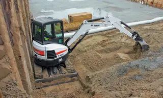 Picture of a rental machine of the type 3.5 Ton Mini Excavator | Bobcat E35