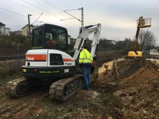 Vorschaubild 0 einer Mietmaschine vom Typ 5 Tons Compact Excavator | Bobcat E50