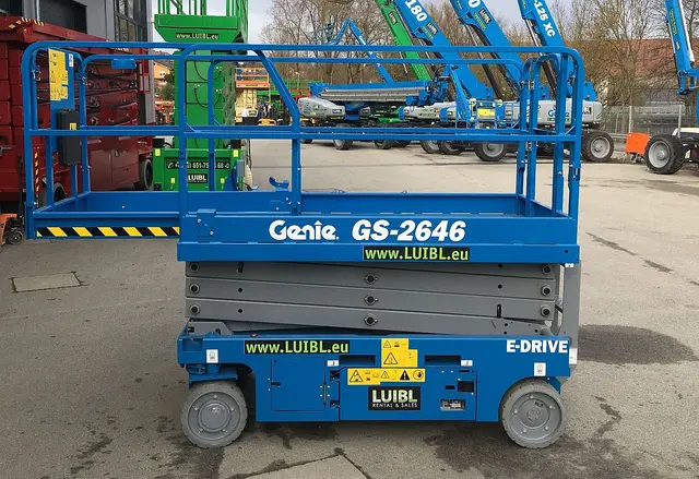 Bild 1 einer Mietmaschine vom Typ SBE-099 | Genie GS 2646 E-Drive
