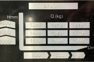 Vorschaubild 4 einer Mietmaschine vom Typ 1.8 tons electric four-wheeler | EP EFL181 4800 mm