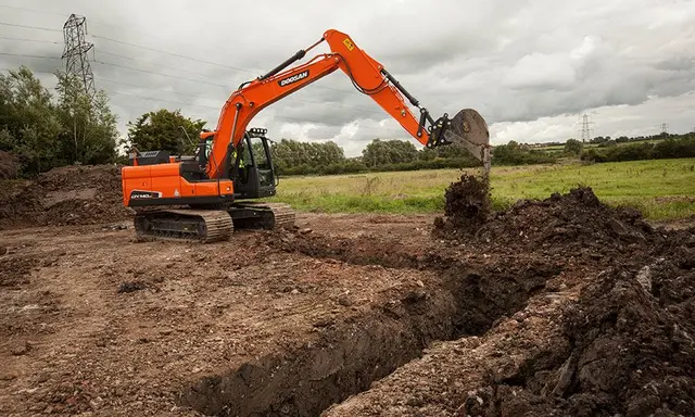 Bild 1 einer Mietmaschine vom Typ 14 Ton Crawler Excavator | Doosan DX-140LC-5