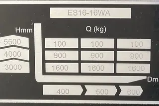 Vorschaubild 2 einer Mietmaschine vom Typ 1,6 Tonnen HH | EP ES16-16WA 5500 mm